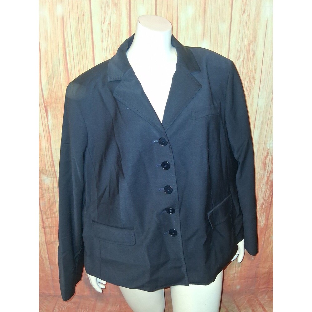 NWOT Talbots Navy Long Sleeve 5 Button Blazer Sz 20WP